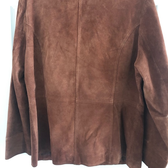 Bernardo by Nordstrom Suede Zip Up Jacket - Picture 3 of 6